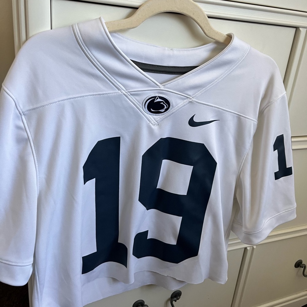 Cropped Penn state jersey
